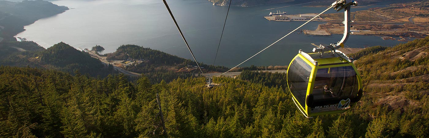 Sea to Sky Gondola in Squamish, BC